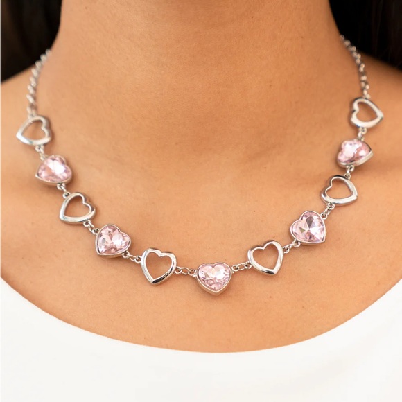 Jewelry - Contemporary Cupid - Pink Necklace - Paparazzi
